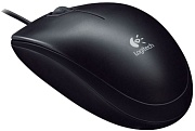 Проводная мышь Logitech B100, (проводная 1.8 м/1000 dpi), Черная