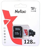 Память micro Secure Digital Card 128Gb Netac ECO / c адаптером SD / NT02P500ECO-128G-R/