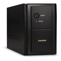 ИБП Exegate  UNB-2200.LED.AVR.6C13.RJ.USB <2200VA/1300W, LED, AVR,6*C13, RJ45/11,USB, металлический корпус, Black  EP285524RUS