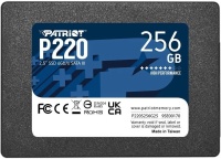 Жесткий диск SSD  256GB Patriot  P220  R550/W490Mb/s  P220S256G25 120 TBW