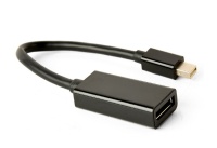 Переходник miniDisplayport - Displayport GEMBIRD (A-mDPM-DPF4K-01), вилка-розетка, DisplayPort v.1.2, длина - 0.15 метра 