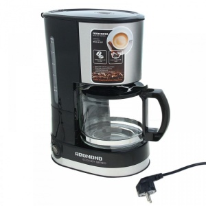 Кофеварка капельная Redmond RCM-M1507 кофеварка капельная redmond rcm m1509s 600вт черный серебристый