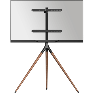 Стойка для ТВ ONKRON TS1220 чёрный, для 32-65, нагрузка до 35 кг, регулировка высоты - 880 - 1100 мм фото