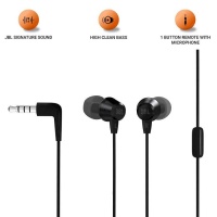 Наушники с микрофоном JBL C50Hi Black Чёрный