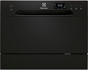 Машина посудомоечная отдельностоящая компактная Electrolux ESF2400OK (6 комплектов / Расход воды - 6,5 л / AquaStop / Чёрная)
