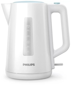 Чайник Philips HD9318/70 (2200Вт / 1.7л / пластик / белый) чайник philips hd9351 90 2200вт 1 7л металл
