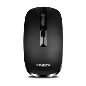 Беспроводная мышь SVEN RX-260W USB 800/1200/1600dpi black беспроводная вертикальная мышь sven rx 580sw usb 800 1200 1600dpi gray