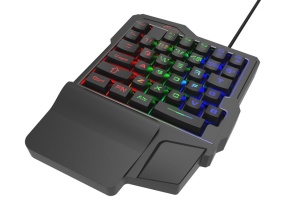 Клавиатура RITMIX RKB-209BL Gaming, черная проводная клавиатура ritmix плоская rkb 400 grey