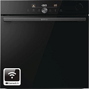 Духовой шкаф с добавлением пара Gorenje BPSA6747DGWI (G600 / 77 л / до 300 °C / Чёрный, стекло / Пиролиз / Термозонд / Wi-Fi / телескоп. напр.(x2) /A+  Чёрный Духовой шкаф с добавлением пара Gorenje BPSA6747DGWI (G600 / 77 л / до 300 °C / Чёрный, стекло / Пиролиз / Термозонд / Wi-Fi / телескоп. напр.(x2) /A+ Чёрный
