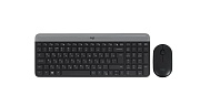 Беспроводной комплект клавиатура+мышь Logitech MK470, (Полноразмерная/1000 dpi/2.4), Черная 