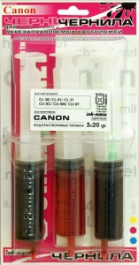 Заправочный комплект для Canon CLI-511/513 color 3x20 ml истек срок заправочный комплект для canon cli 511 513 color 3x20 ml