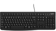 Проводная клавиатура Logitech K120, (Полноразмерная/Мембранная/Кабель 1.5м), Черная 