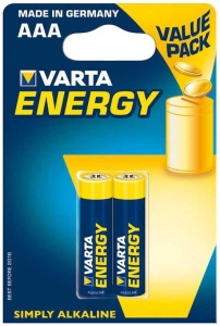 Батарейки Varta 4103 ААА Energy BL2 цена и фото