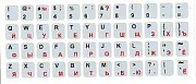 Наклейки на клавиатуру Англ./Рус (непрозрачные, белые, буквы: англ-черные, русс.-красные)   Наклейки на клавиатуру Англ./Рус (непрозрачные, белые, буквы: англ-черные, русс.-красные)