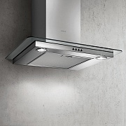 Вытяжка каминная Elica FLAT GLASS IX/A/60 (700 м³/ч / 140 Вт / LED освещение 2 x 2,5 Вт / ширина - 59.8 см / Нерж. сталь + стекло)