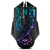 Игровая мышь SVEN RX-G730 USB (5+1кл., 1000-3400DPI, подсветка) (SV-021641)