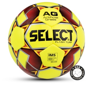 Мяч футбольный Select Flash Turf v23 FIFA Basic (IMS) yellow-orange (размер 4) мяч футбольный select super 812117 009 размер 5 fifa pro пу микрофибра
