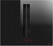 Поверхность индукционная с вытяжкой Elica NIKOLATESLA FIT BL/A/60 (Черная / 4 конфорки (1,2/1,6/2,1/2,3кВт) / Booster / Bridge / 7.4кВт)