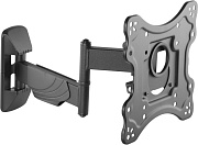 Кронштейн для ТВ Cadena KMA28-222 чёрный, для 17"-43", наклон 8°, поворот 180°, нагрузка до 30 кг, расстояние до стены 52-276 мм