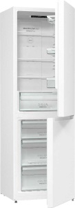 Холодильник Gorenje NRK6191EW4 (Essential / Объем - 302 л / Высота - 185см / A+ / Белый / No Frost) холодильник gorenje rk6192ps4 primary объем 314 л высота 185см a серый металлик статическая система
