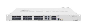 Коммутатор Mikrotik CRS328-4C-20S-4S+RM 20xSFP, 4xSFP+, 4xКомбо портов(Gigabit Ethernet или SFP), 800MHz CPU, 512MB RAM, 1U маршрутизатор mikrotik crs328 24p 4s rm