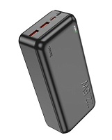 Портативная батарея Hoco J101B (Smart charge/ LED индикатор) 30000мАч, чёрная  Чёрный Портативная батарея Hoco J101B (Smart charge/ LED индикатор) 30000мАч, чёрная Чёрный