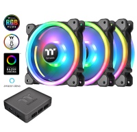 Комплект кулеров для корпуса Thermaltake Riing Trio 12 LED RGB Radiator Fan TT Premium Edition 3 Pack (CL-F072-PL12SW-A) 