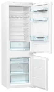 цена Холодильник встраиваемый Gorenje RKI2181E1 (Essential/ Объем- 260л / Высота - 177,2см / Белый / Жесткое крепление фасадов / Капельная система)