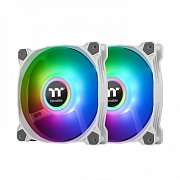 DSP Комплект вентиляторов Thermaltake Pure Duo 14 ARGB Sync (CL-F098-PL14SW-A), 140x140, 4-pin PWM, 500~1500 RPM, 33.5dB(A), белый, подсветка ARGB
