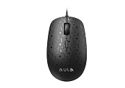 Проводная мышь AULA AM106, (Проводная 1.5м/2000 dpi), Черная