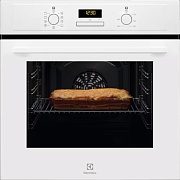 Духовой шкаф Electrolux EOF3H40BW (SurroundCook 600 / 65 л / до 275°C / Белый, стекло+эмаль / AquaClean / боковые. напр.)