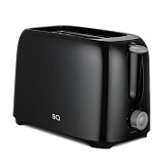 Тостер BQ T1007 (700 Вт/ тостов - 2/ поддон для крошек/ черный)