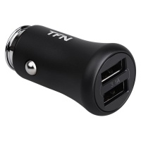 Автомобильное зарядное устройство TFN Rapid+ CCRPD01 (2 USB/15W/3.1A) черное Чёрный