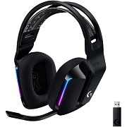 Беспроводные игровые наушники Logitech G733 Lightspeed, (объемный звук 7.1, RGB, 2.4 ГГц), Черные