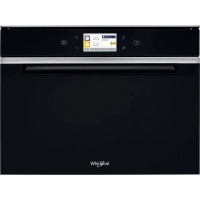 Микроволновая печь встраиваемая с паром Whirlpool W11I MW161 (Чёрная / 40 литров / ширина -59,5 см / 900 Вт /Гриль 1600 Вт / 6th SENSE/ Wi-Fi)