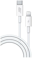 Кабель Borasco Lightning - Type-C, 1м, Белый