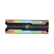 Жесткий диск SSD M.2 500 ГБ Netac NV3000 RGB с радиатором NVMe PCI-E 3.0 x4, TLC, R3400/W2000 МБ/с, 2280, 300 TBW (NT01NV3000RGB-500-E4X)