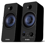 Колонки 2.0 SVEN 431 / 6W / Bluetooth / USB-питание / Аудиовыход на наушники / Чёрный / корпус - пластик