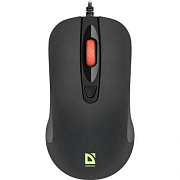 Проводная мышь Defender Ultra Classic MB-280, (Проводная 1.5м/1600 dpi), Черная