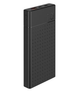 цена Портативная батарея TFN Astero PD 10000mAh, черная (TFN-PB-249-BK)