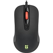 Проводная мышь Defender Ultra Classic MB-280, (Проводная 1.5м/1600 dpi), Черная