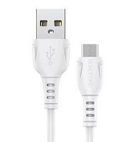 Кабель Borofone BX51 micro-USB - USB, 1м, Белый