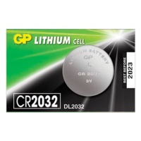 Батарейка GP Lithium (отрывной блок), CR2032, литиевая, 1 шт, блистер, CR2032-7C5/GP CR2032-2CR5 (цена за 1шт)