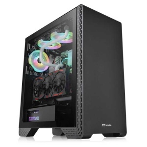 Корпус Thermaltake S300 Tempered Glass 2*3.5, 2*2.5int, 1*USB3, 2USB2 CA-1P5-00M1WN-00 корпус thermaltake view 71 tempered glass ca 1i7 00f6wn 00 white