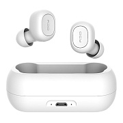 Беспроводные TWS наушники QCY-T1C, (Bluetooth 5.0, AAC, SBC), Белые
