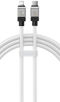 Кабель Baseus CoolPlay Series Lightning - Type-C 1м, белый