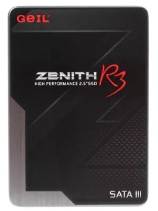 Жесткий диск SSD 256Gb GeIL Zenith R3 R550 /W490 Mb/s GZ25R3-256G жесткий диск ssd 256gb netac n600s r540 w490 mb s nt01n600s 256g s3x 140 tbw