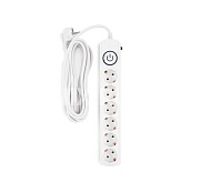 Сетевой фильтр Ippon BK-6-EU-1.8-10-W 1.8м (6 розеток) белый