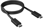 Кабель Borasco Type-C - Type-C, 1м, (65W), Черный