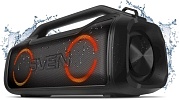 Беспроводная портативная колонка SVEN PS-390 / 50W / TWS / microSD / Bluetooth / IPx5 / Батарея 3600mAh / RGB подсветка / Чёрный / пластик